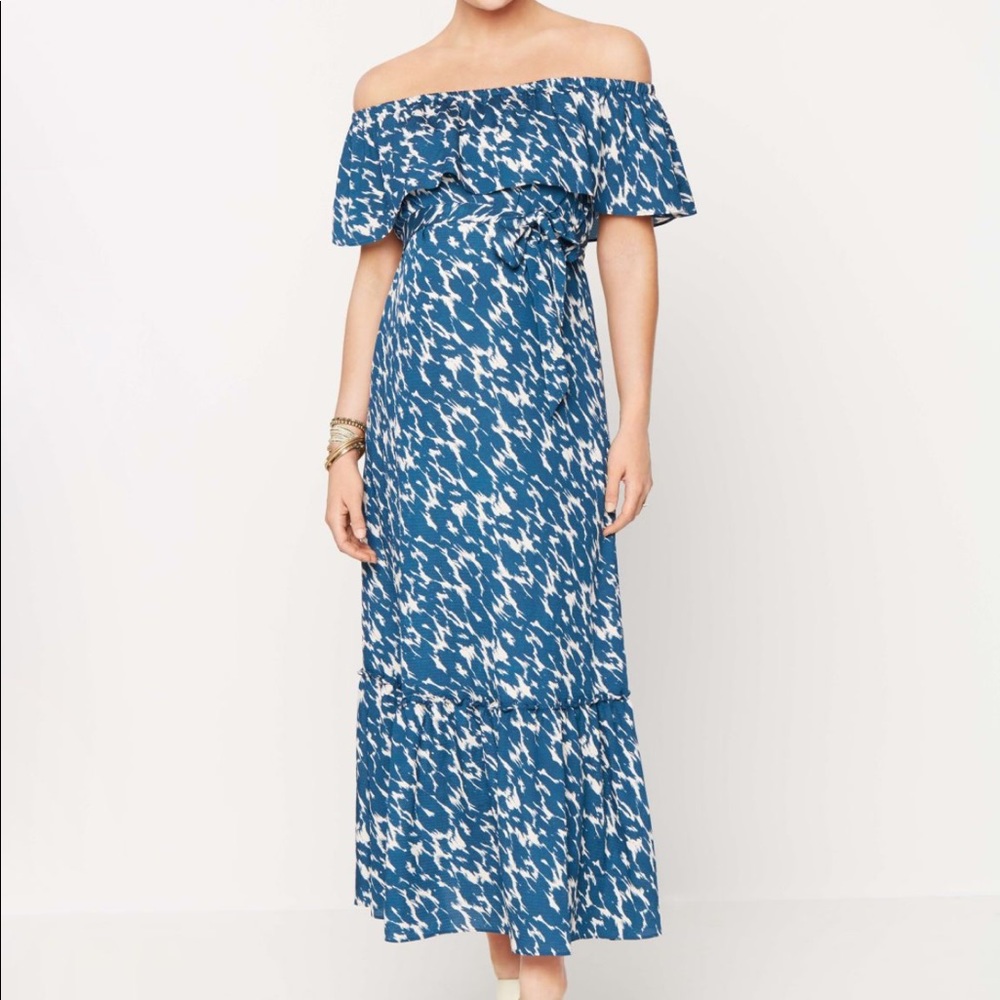 Rachel Zoe Off The Shoulder Maternity Dress
